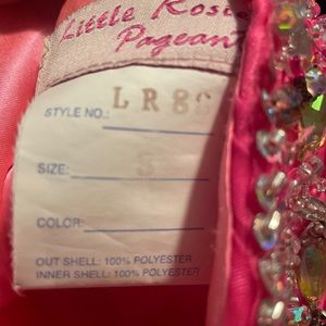 Little Rosie pageant dress